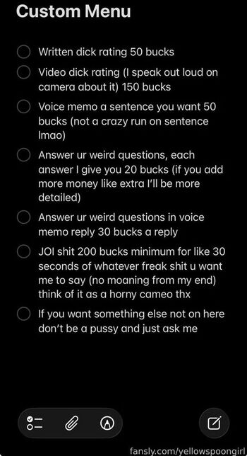 Yellowspoongirl leaked private content
